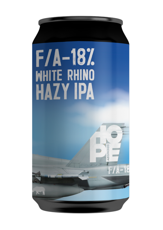 F/A 18% WHITE RHINO HAZY IPA